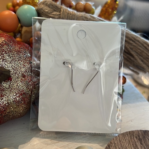 .925 Silver Plated BOHO Natural Turquoise Gemstone Earring - Picture 4 of 5